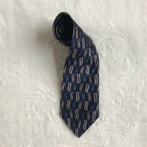 Checkered Blue and Gray Puritan Tie